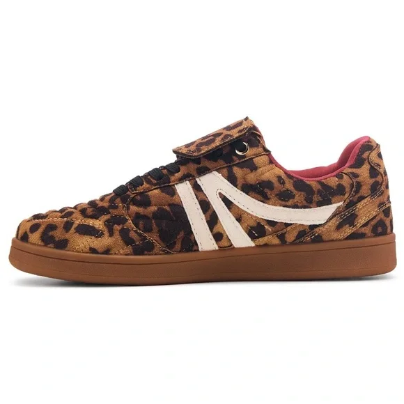 Steve Madden Madrid Leopard Print Sneakers with Black Laces. Size 10 - Picture 4 of 14